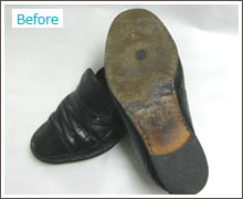 靴底 靴修理とカバン修理のミスタークイックマン
