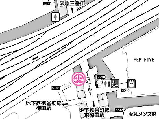 店舗の地図